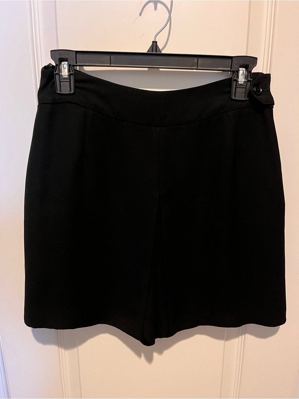 Banana Republic Black Tailored Bermuda Skort